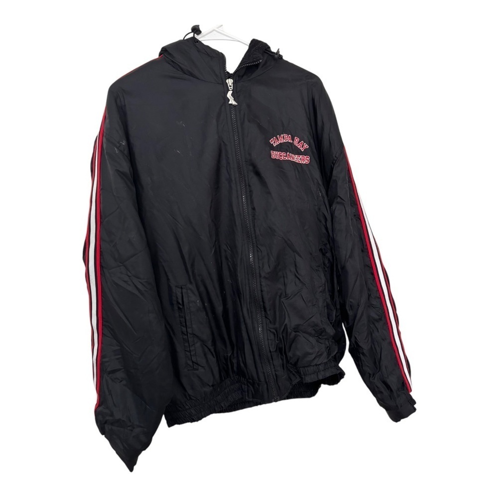 Vintage spotlight men’s Tampa bay buccaneers nylon blend hoodie jacket size L
